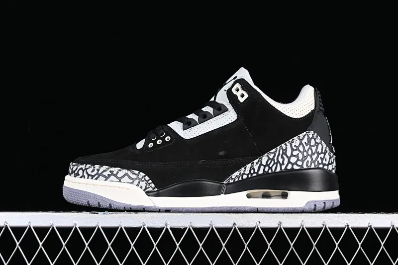 All categories Air Jordan Jordan series basketball shoes Air Jordan 3 Air Jordan 3 Retro "Off Noir" AJ3 Joe 3 old black cement CK9246-001